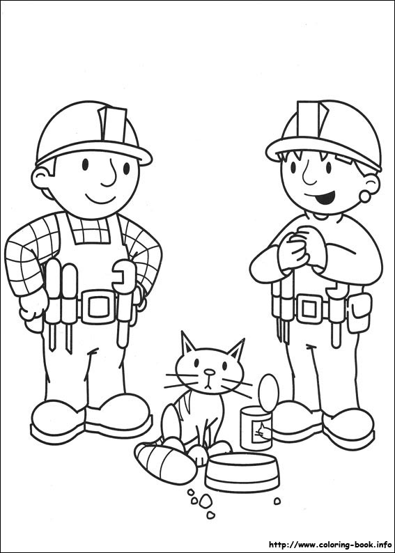 Bob the Builder coloring picture